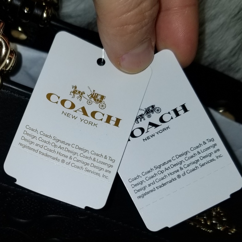 ✅️ COACH SET Matching Designer Bag Wallet Signature - Picture 16 of 16